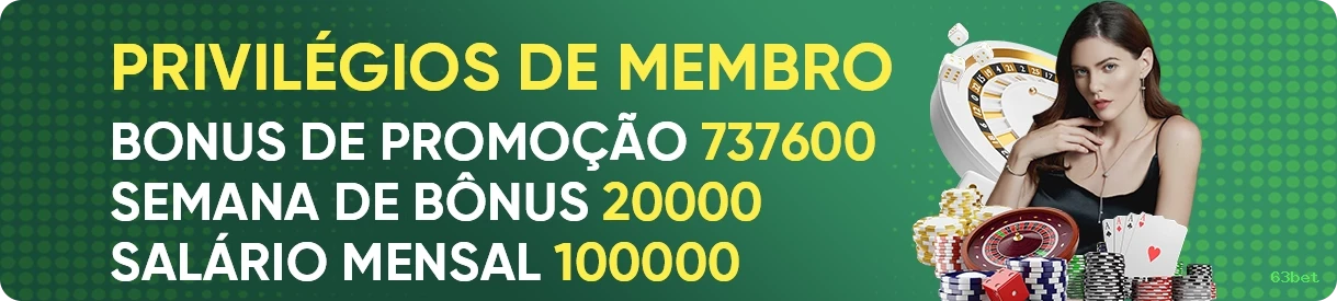 Bônus Rollover 63bet